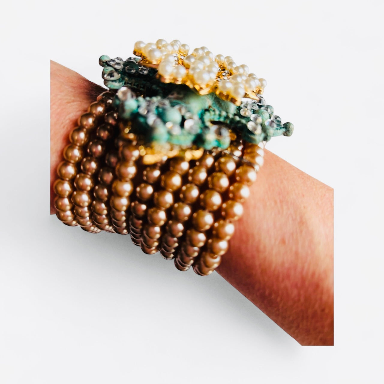 Patina Pearl Garden Bracelet