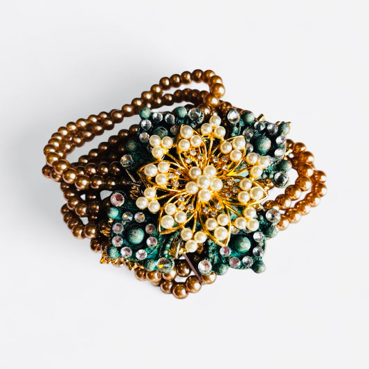 Patina Pearl Garden Bracelet
