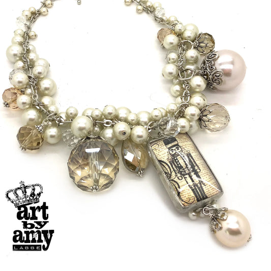 Christmas Nutcracker ChaCha Fal la la la lala lal la Necklace