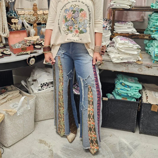 Vintage Tie Jeans by A Rare Bird