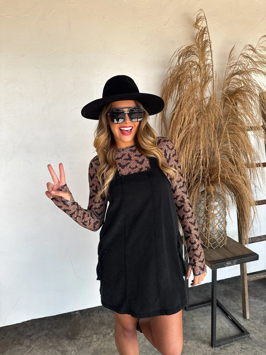 Wild About Bats Mesh Top With Thumbholes