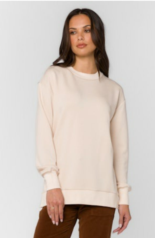 The SOFTEST Long sleeve top with zippers on bth side.