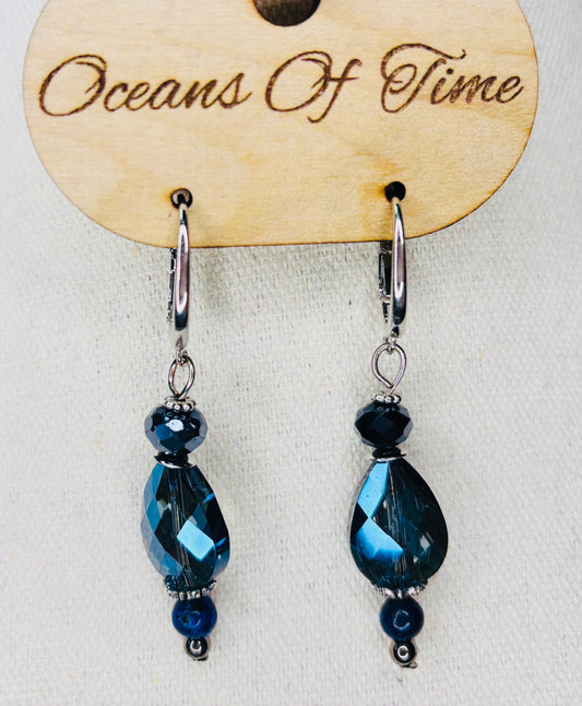 Blue is Poetic Earrings