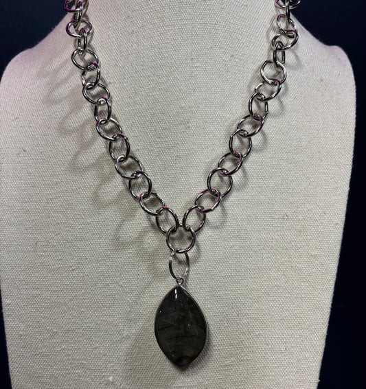 Labradorite 20" Necklace Bright