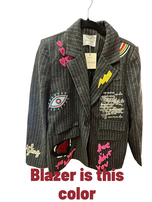 Funky Embroidered Blazer