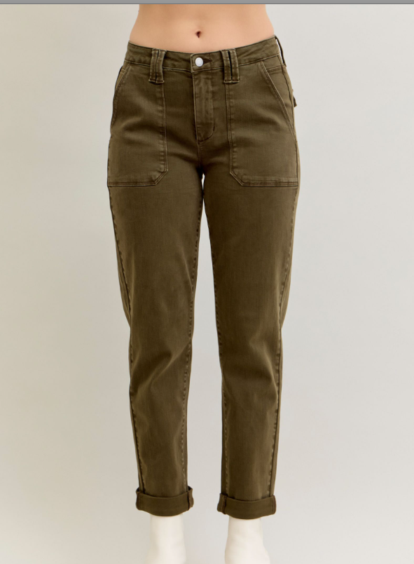 Dark Forest Jogger Pants by Judy Blue