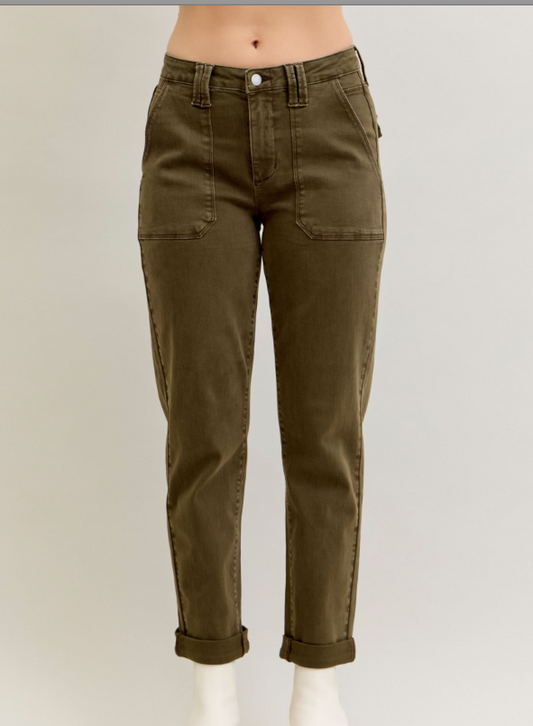 Dark Forest Jogger Pants by Judy Blue