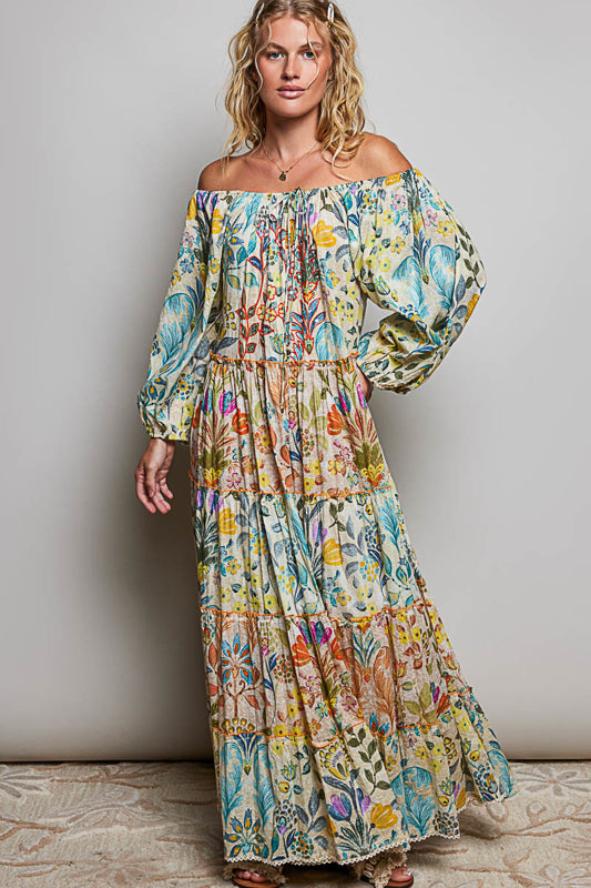 wildflower maxi dress Reverie by POL – Oceans Of Time Boutique and an ankle redirection_dresses SIZE:Custom size Indigo Glow Satin Mini