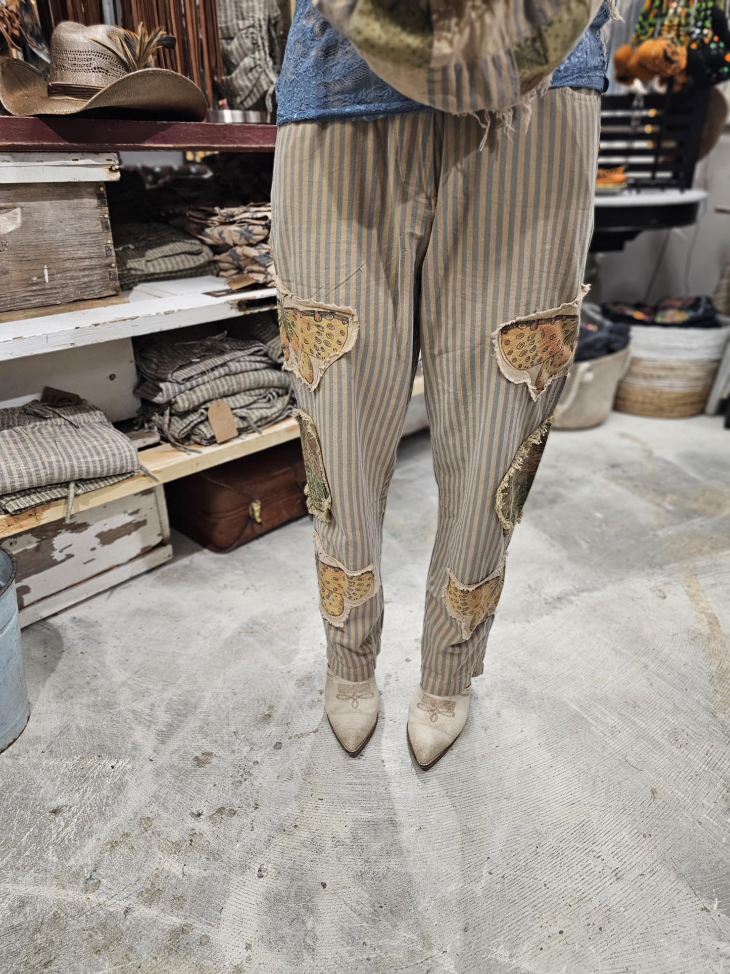 A Rare BIrd Striped Butterfly Pants. pre-Order.