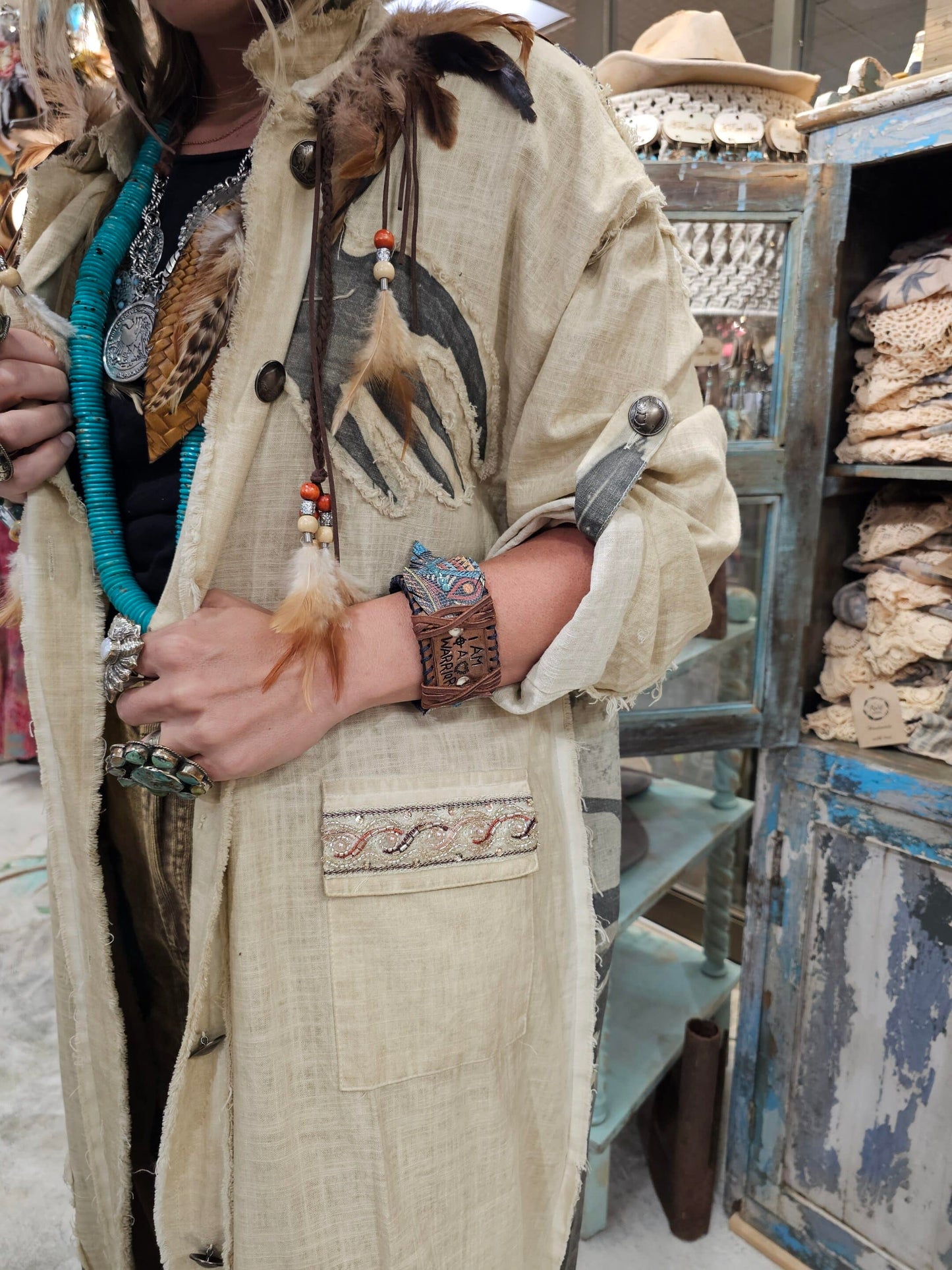 Native American Warrior Duster