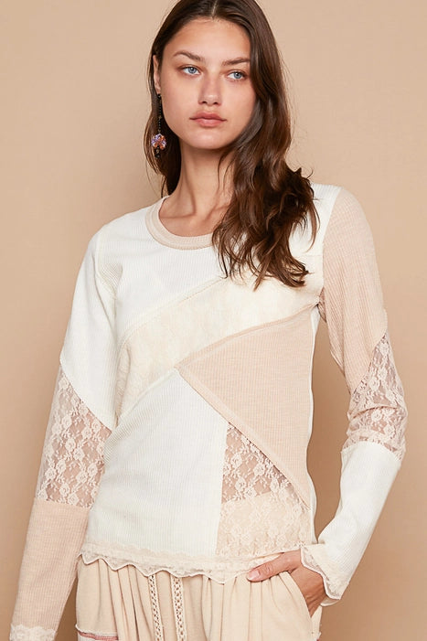 Trimmed in Lace Top