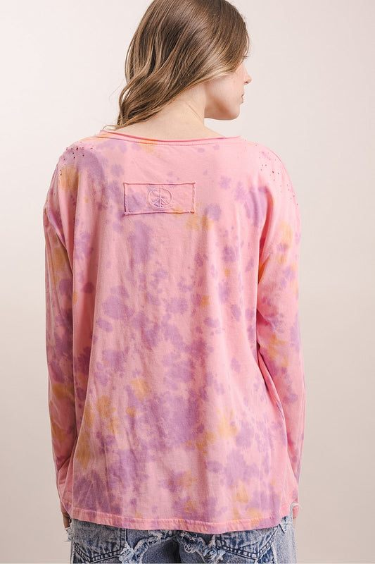 Petal & Song Robin Tie-Dye Top by BlueVelvet