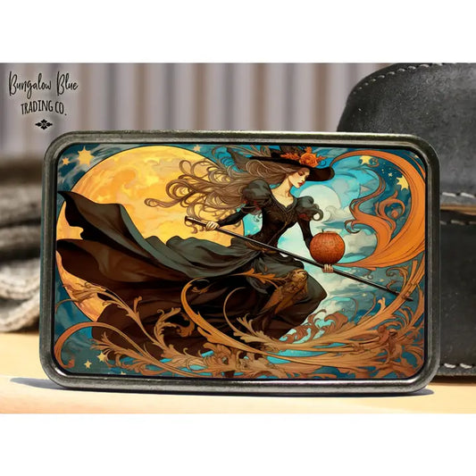 Art Nouveau Witch Belt Buckle