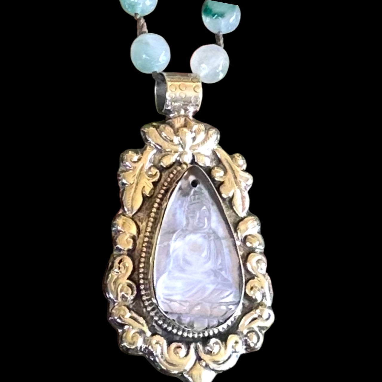 Buddha Quartz Necklace