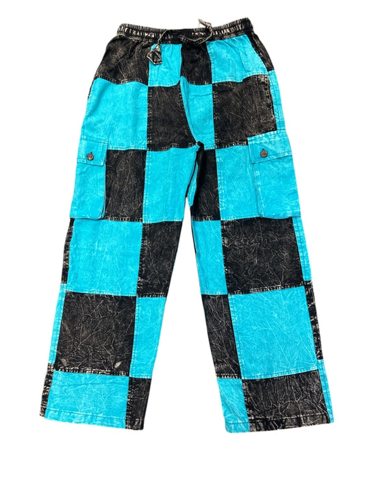 Teal A Fact Checker Pants