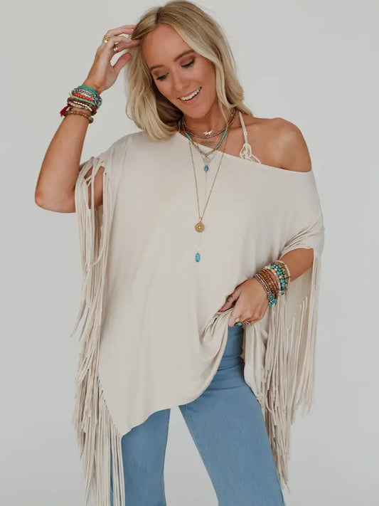 Showstopper Fringe Top