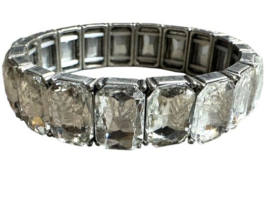Clear Bling Bracelet Stretchy