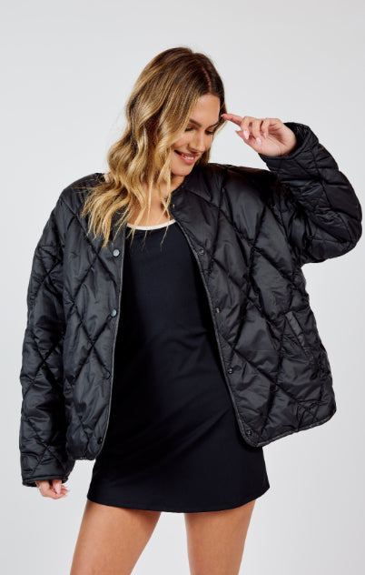 Dewdrop Quilted Puffer Jacket