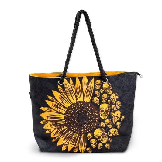 Skullistic Sunflower Skulls Shoulder Bag