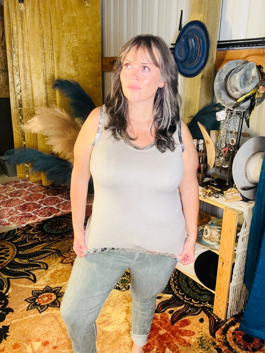 Silver Foil Tank