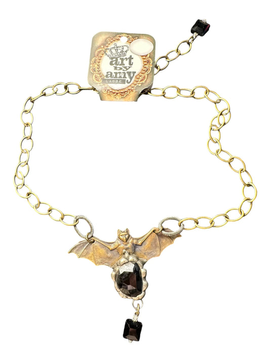 Halloween Bats in the Belfry Necklace