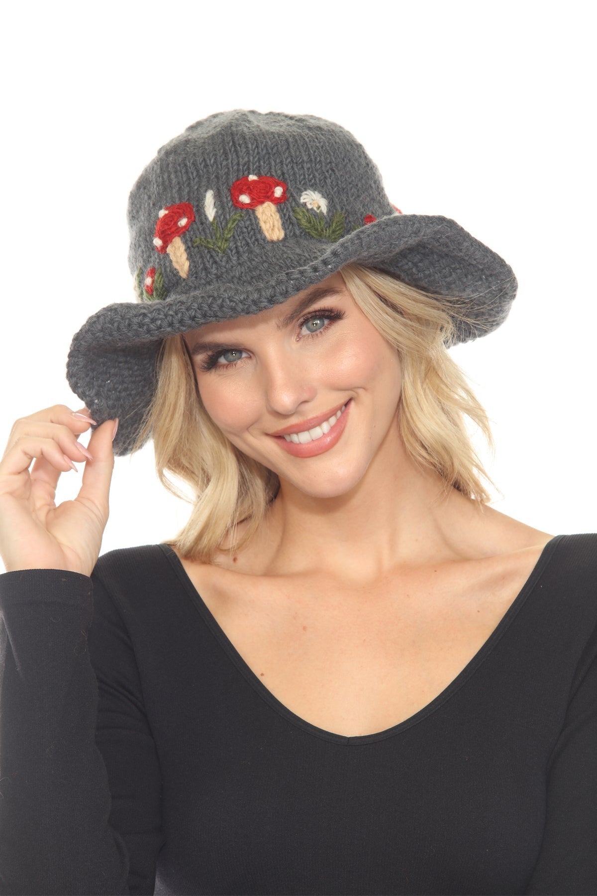 Woodland Whimsy Knit Hat