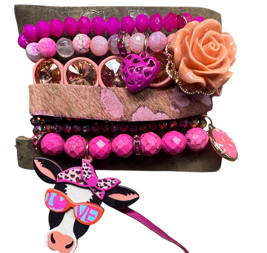 Moo..ve Over Cutie Stackers Bracelet