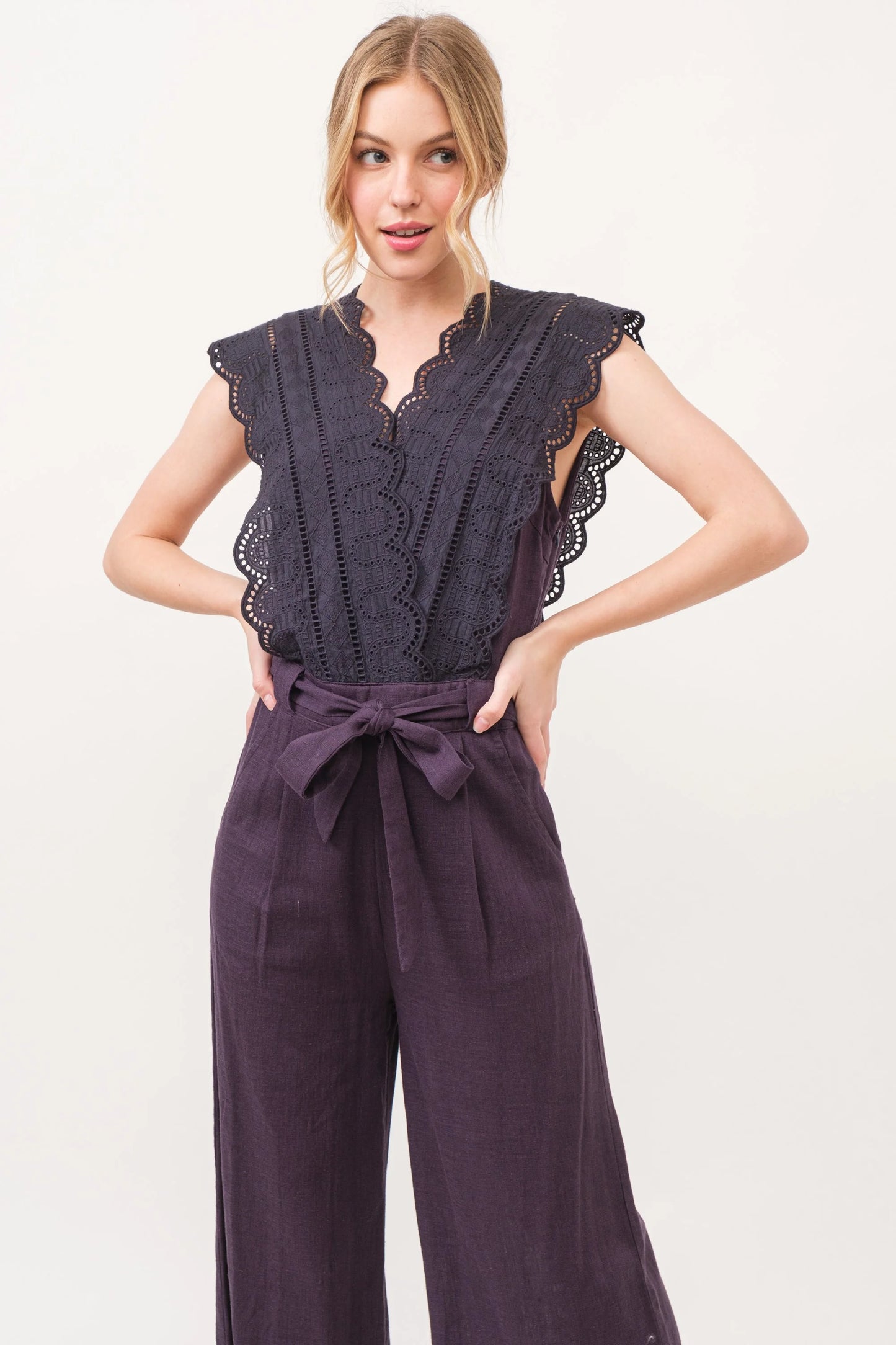 Lovely In Lace Jumpsuit