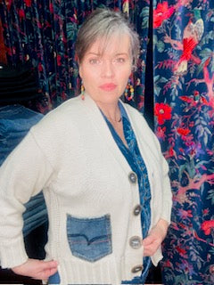 Rockstar Cardigan~ Kiss in boho eclectic style