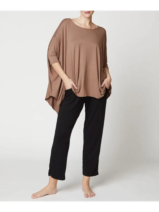 In My Realm Bamboo Poncho Tunic Top