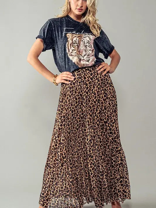 Wildly Pleated Skirt