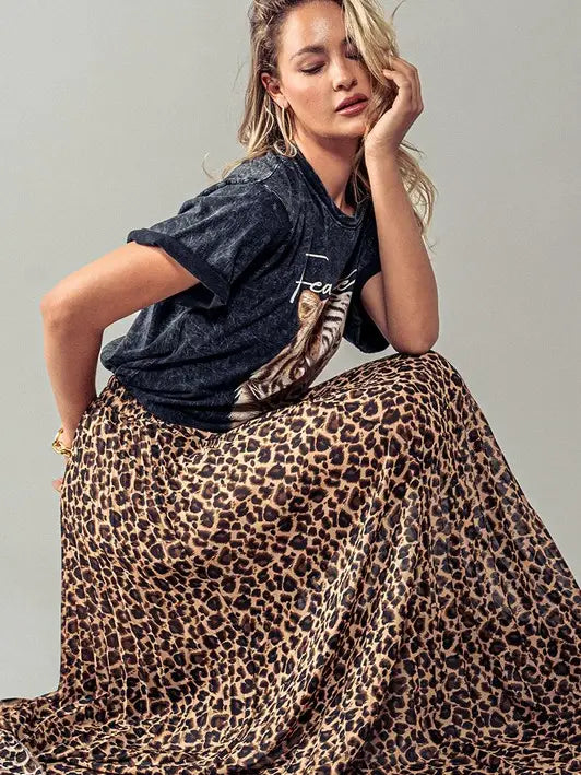 Wildly Pleated Skirt
