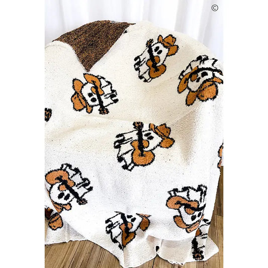Cowboy Ghost Luxury Blanket