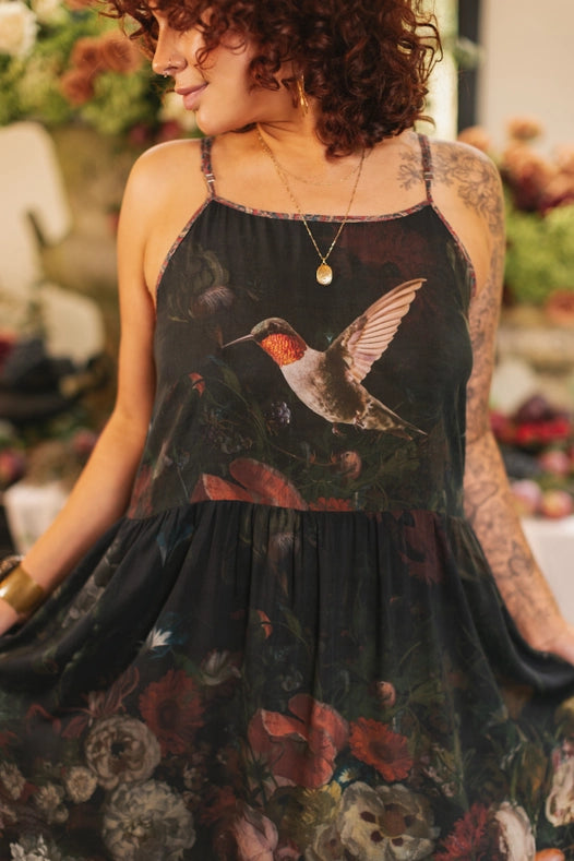 Flight of Fancy Bohéme Long Maxi Slip (REVERSIBLE) Dress