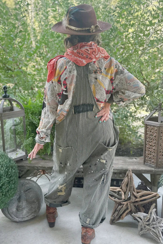 Endless Travel Overalls~ Midnight Railroad by Jaded Gypsy