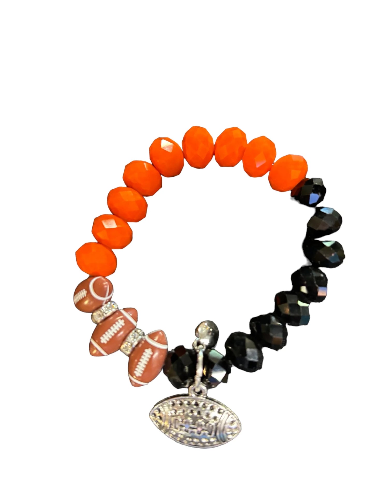 Football Bling Stretch Bracelet