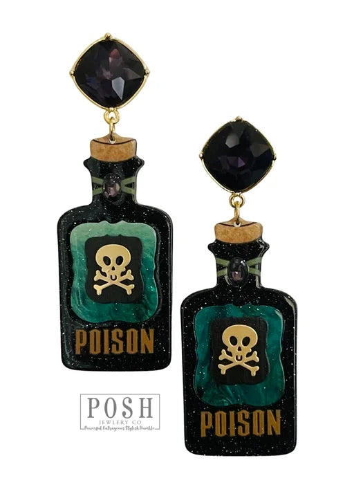 Poison Bottle Earrings