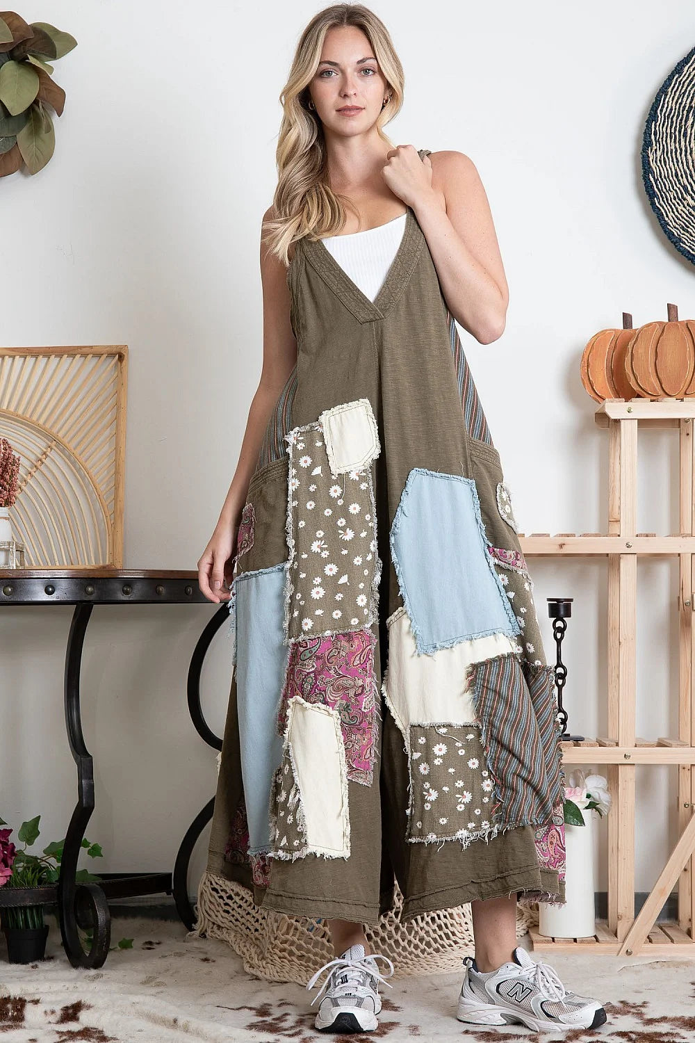 Sew Little Time Patchwork Overalls