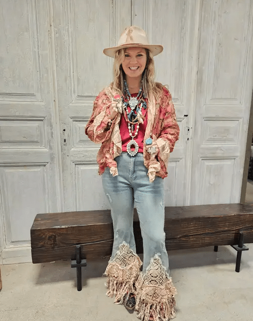Tattered  Lace Jacket by A Rare Bird