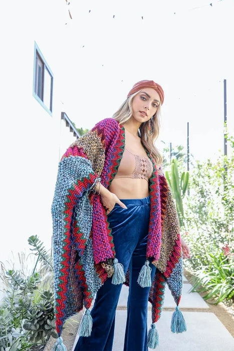 Cozy Companion Ruana Cardigan