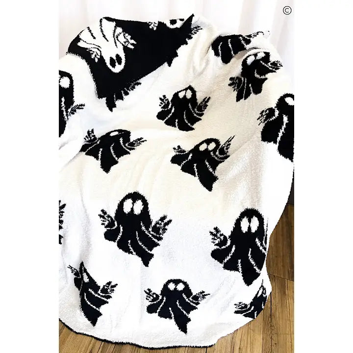 Peaceful Ghost Luxury Blanket