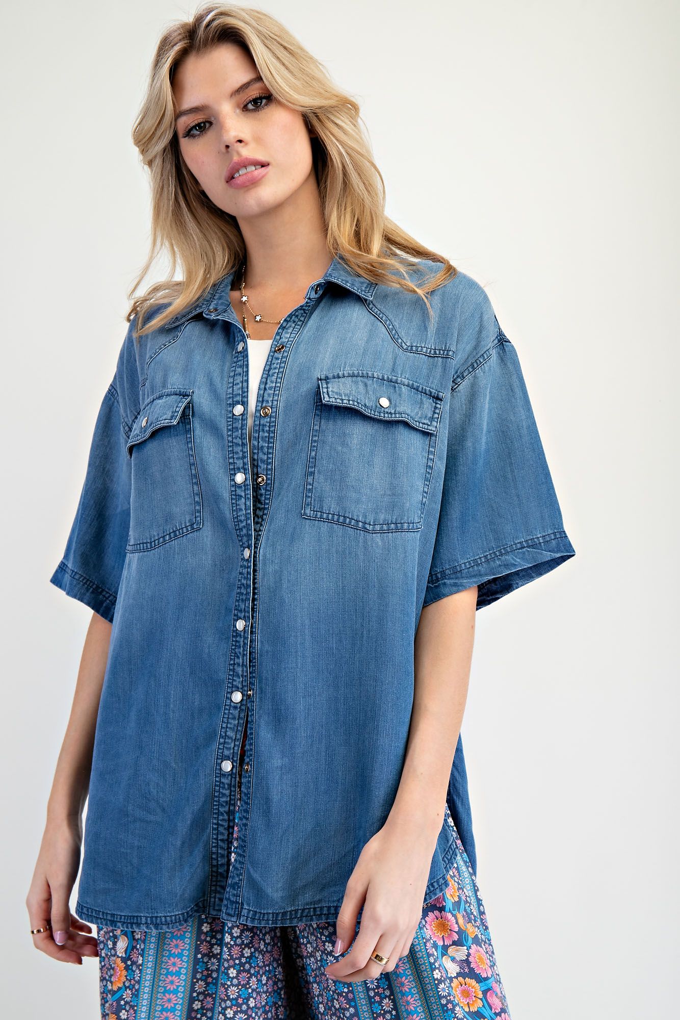 Denim Easy Days Top