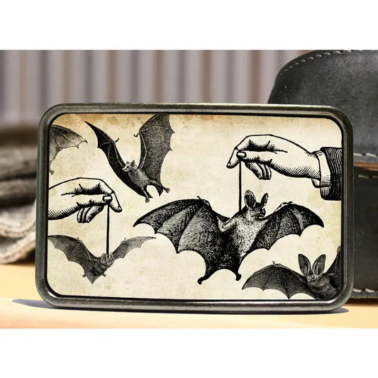 Dangling Bats Belt Buckle