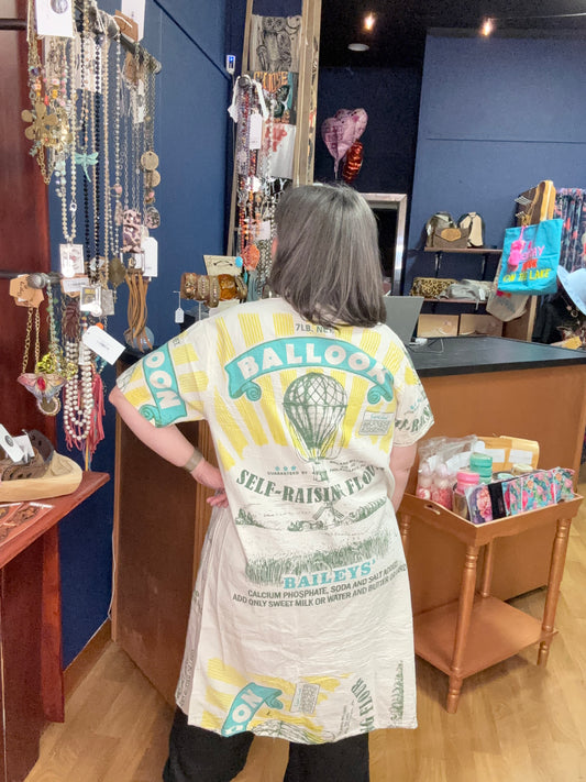 Vintage Hot Air Balloon Dress/Duster