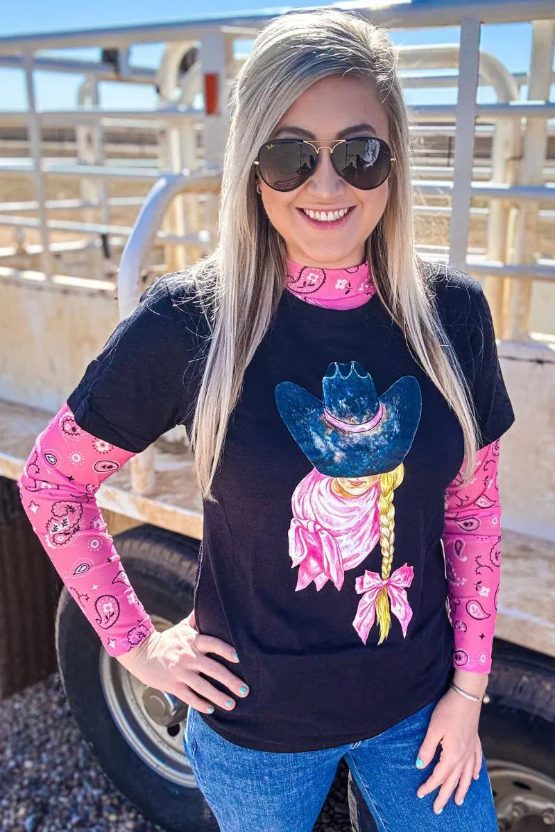 Oversized navy blue Jaded Gypsy Moon Wander tee featuring a vintage-style moon clown graphic with star print and distressed raw edge details