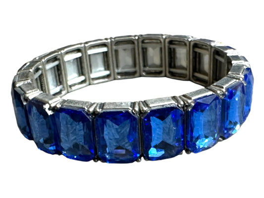 Blue Bling Bracelet