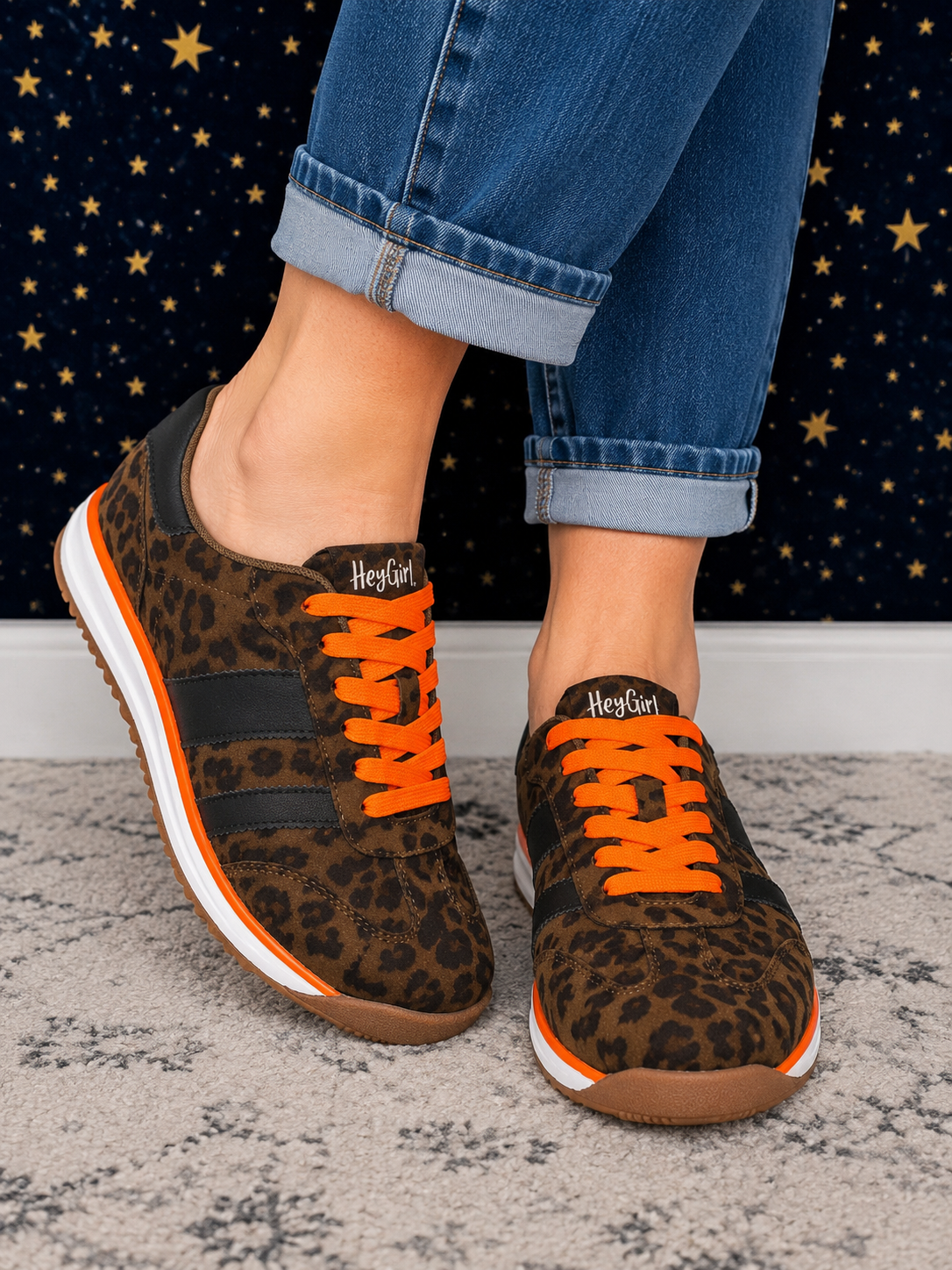 Run It Back Leopard Sneakers by Corkys