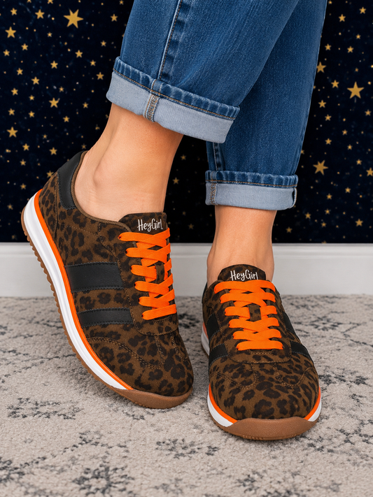 Run It Back Leopard Sneakers by Corkys