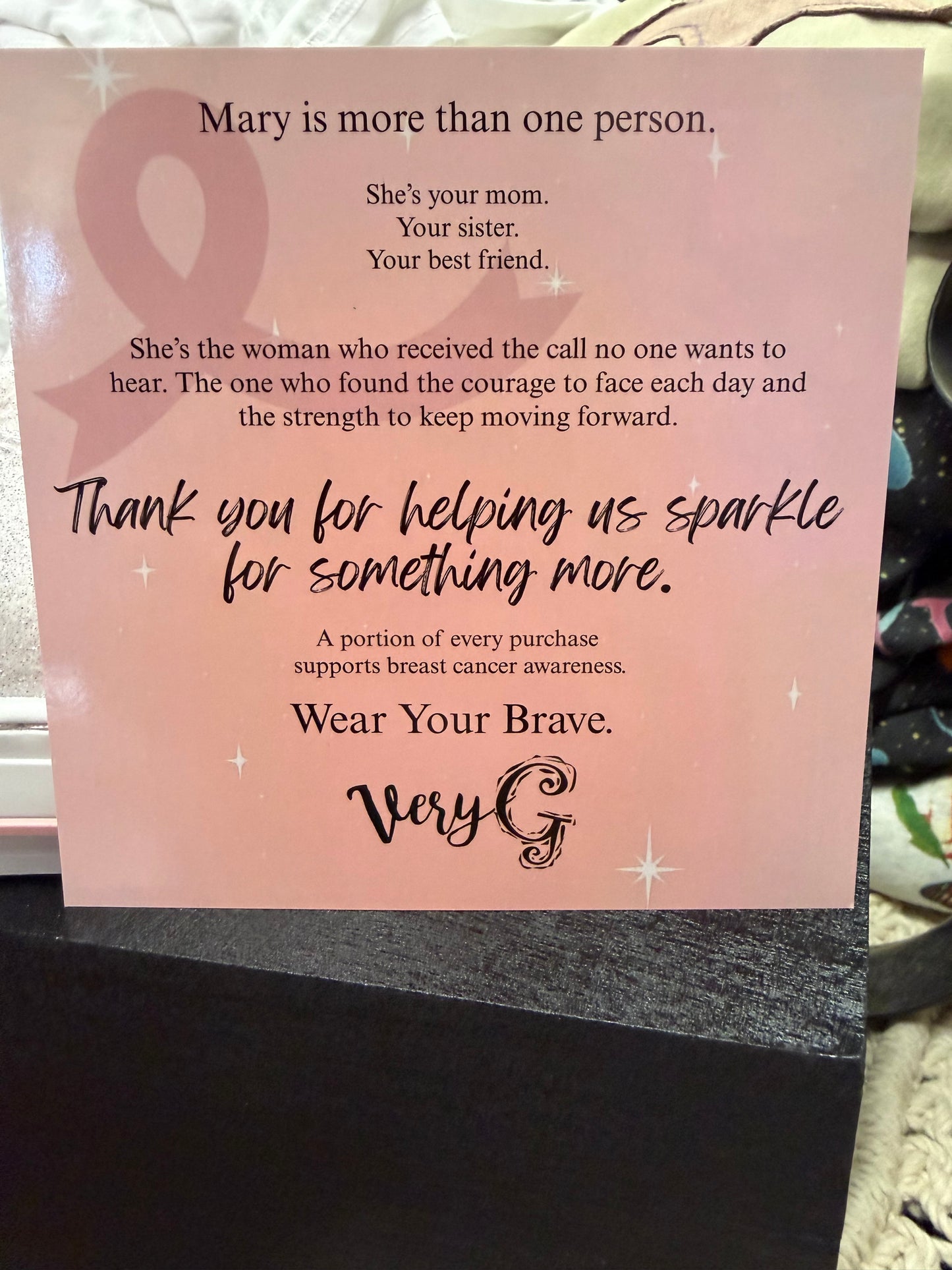 Aman Mary's Version by Very G | Breast Cancer Awareness Glitter Sneaker