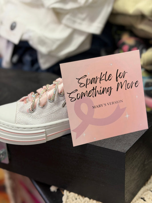 Aman Mary's Version by Very G | Breast Cancer Awareness Glitter Sneaker